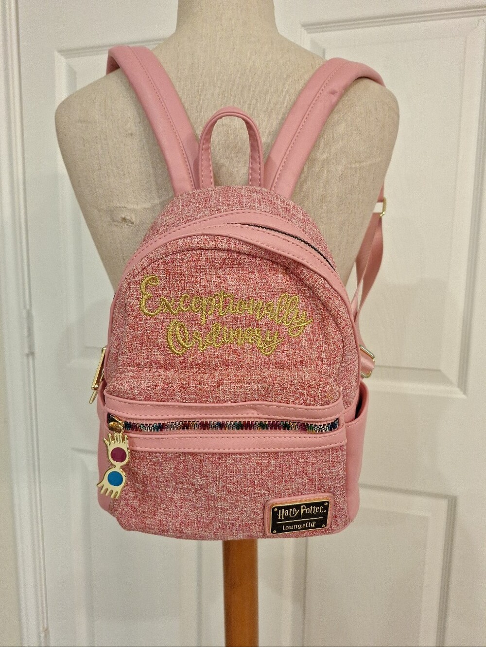 Loungefly Disney Harry Potter Pink 'Exceptionally Ordinary' Mini Pink Backpack